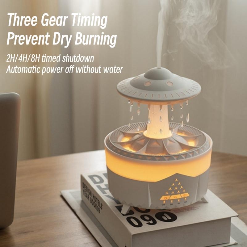 UFO Raindrop Remote Control Aroma Diffuser Electric Ultrasonic Air Humidifier Creative Water Drop Home Essential Oil Diffuser