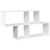 VidaXL Wall Shelf White 100x20x53 Cm Engineered Wood, Floating Shelf, Wall Display Shelf, Panel 848017