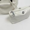 Mini Bucket Handbag for Women Fashionable Drawstring Tote Bag with Adjustable Shoulder Strap Casual Daily Use Bag