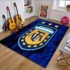 Argentina Football Emblem Design Patterned Carpet, Non Slip Mat Suitable for Living Room and Bedroom Sofas