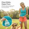Dog Waste Bag Dispenser Compact Silicone Holder with Carabiner for Hiking Camping Outdoor Events