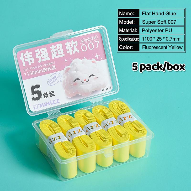 Non-Slip Shock-Absorbing Badminton Racket Grips PU Tennis Badminton Grip Tape Wrap Wear-resistant Sweat-Absorbent Tennis Wrap