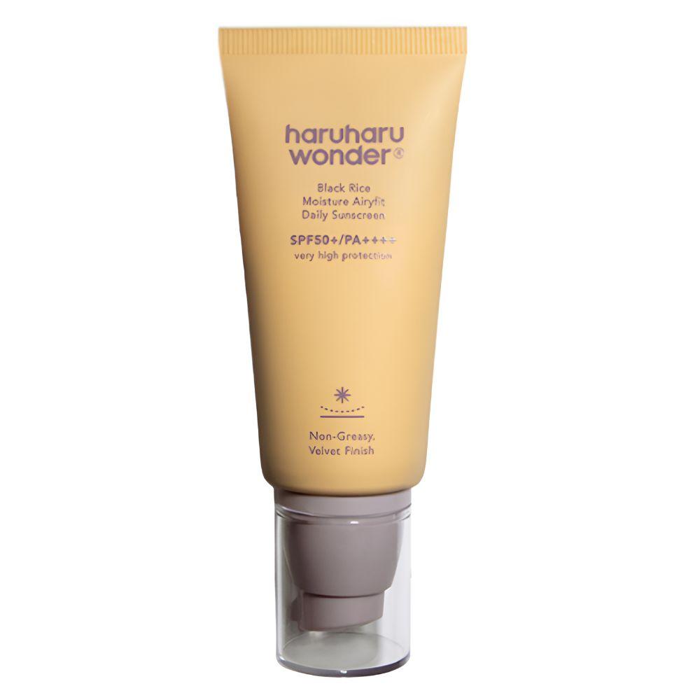 

Haruharu Wonder Black Rice Moisture Airyfit Daily Sunscreen SPF50+ PA++++ Hydrating UV Protection 50ml