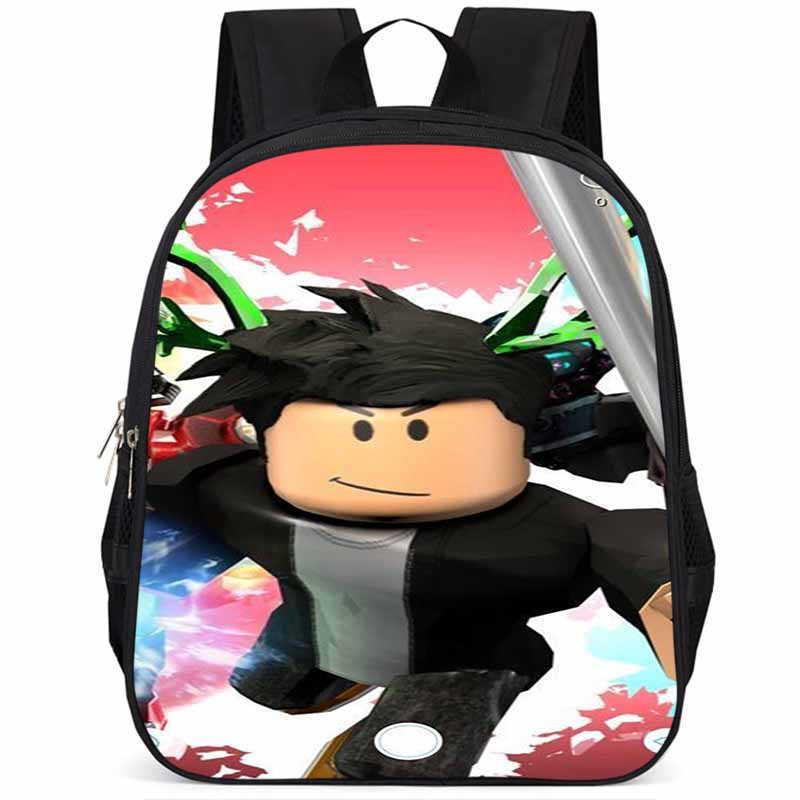 Roblox Large Capacity Lightweight Oxford Cloth School Backpack For Kids Boys Girls
