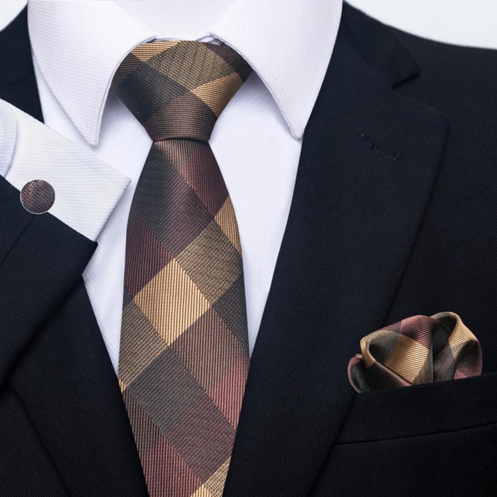 Men's Business Professionals Striped Tie Wedding Suit Accessories Polyester Tie Men