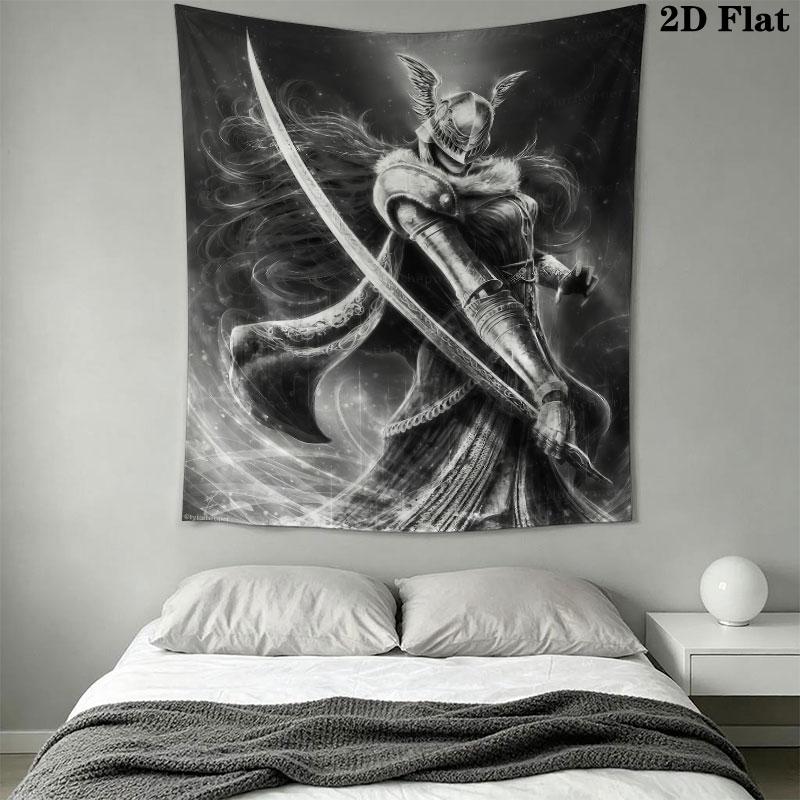 Malenia Flow Wall Hanging Printed Fabric Blanket Decorative Tapestries for Bedroom Living Room Home Decor