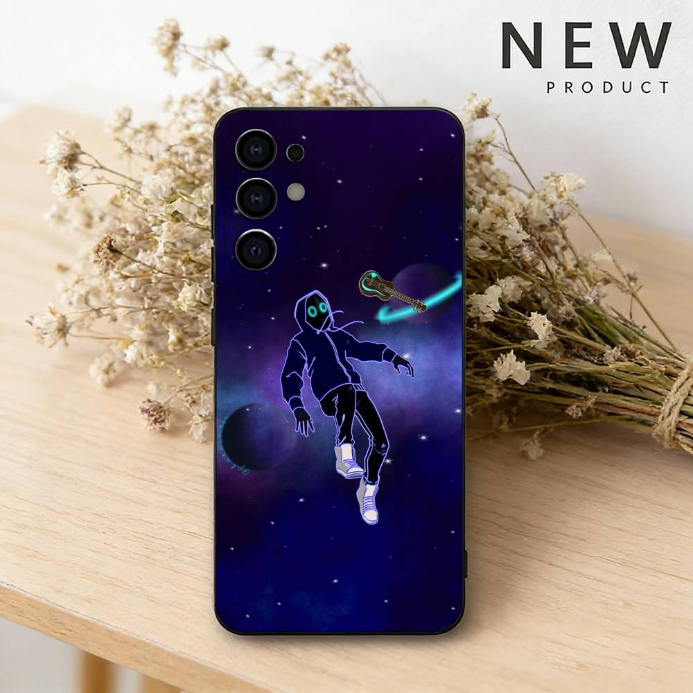 

Funny B-BoyWithUke Singer Phone Case For Samsung S26,25,24,23,22,30,21,10,9,Ultra,Plus,Lite Black Soft Case Samsung S25ULTRA
