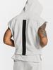 Men's Spring & Autumn Youth Thickened Multi-Pocket Sleeveless Hoodie and Sports Vest.