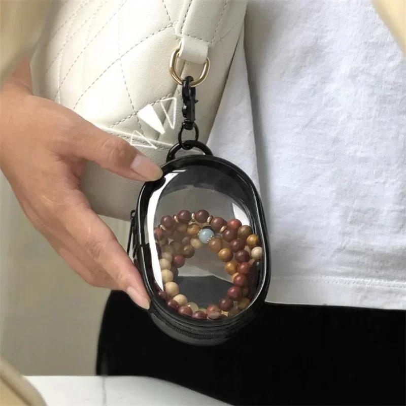 Portable Mini Zipper Storage Bag Keychain Box Organizer For Earphones Chargers Bags A Gift for My Girlfriend Case