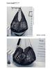 Chic Korean Style Women's Mesh Shoulder Bag - Large Capacity, Lightweight, Casual Underarm Bag for Easy Commuting