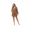 BRAVE SOUL Womens/Ladies Leopard Print Dressing Gown