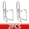 2pcs Bicycle Kettle Rack Aluminum Alloy Water Bottle Holder Suitable For Mountain Road Bikes Bicycle Front Pipe Cup Holder