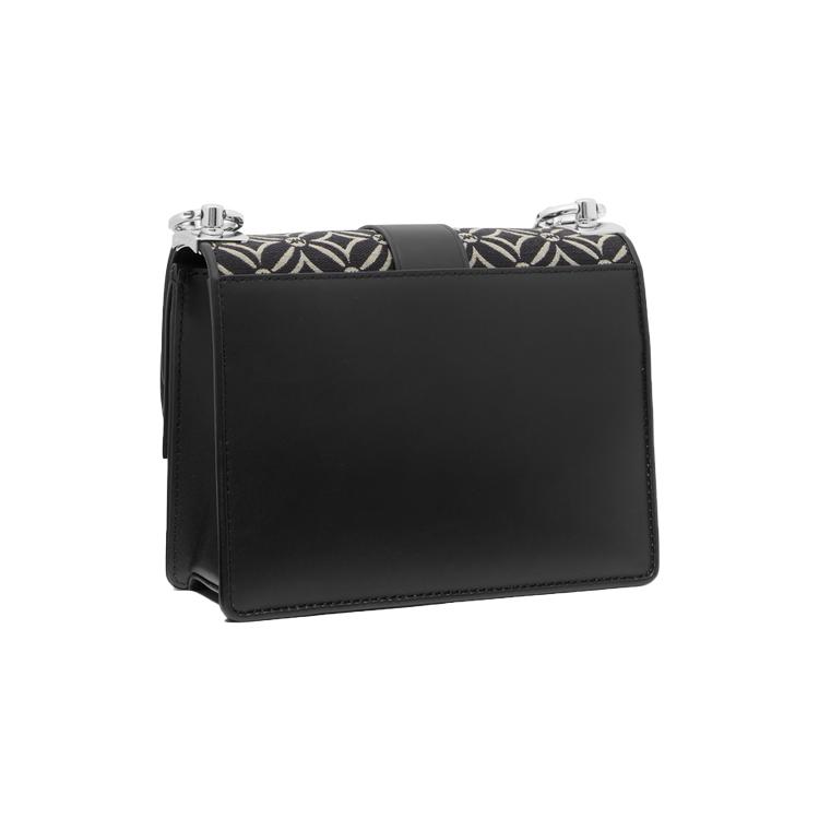 New MICHAEL KORS Greenwich Fabric Envelope Bag, Shoulder Bag, Crossbody Bag Small Women's Black & White 32F2SGRC5J-064