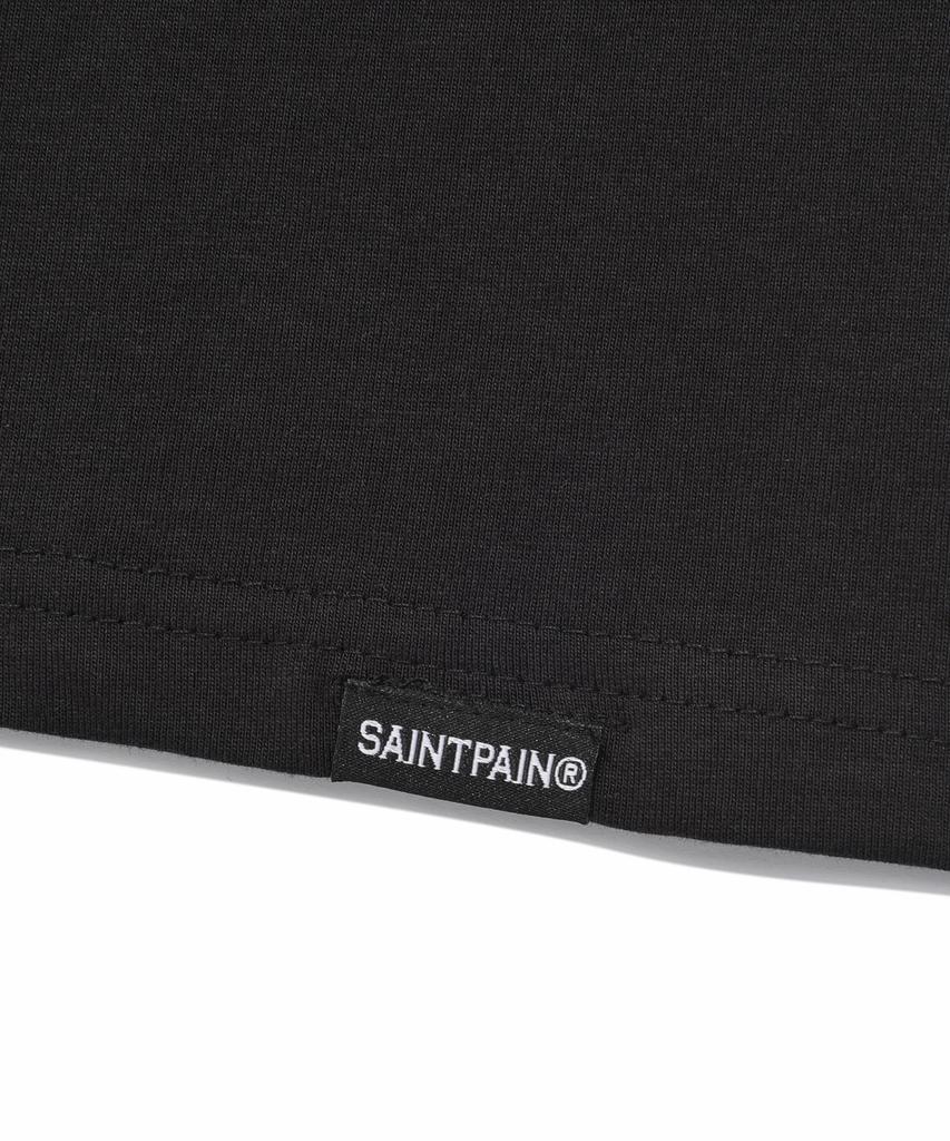 SAINTPAIN Sp God Bless Color Logo T-Shirt - Black