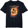 Die Tribute von Panem Hauptposter T-Shirt Neue Frühling/Sommer Kollektion Reguläre Passform Lässig Unisex Damen