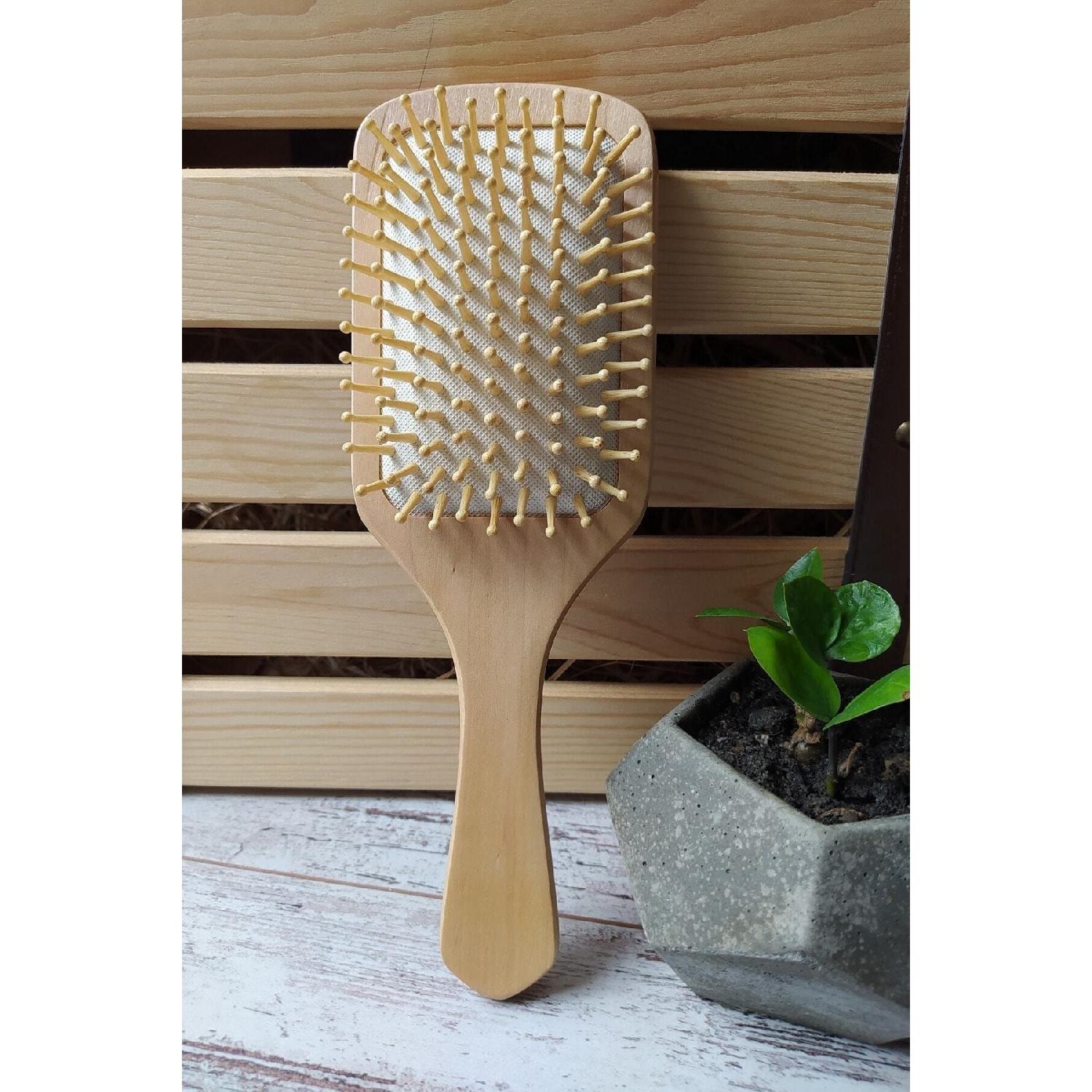 

Bamboo Tip Brush Wooden Hair Brush Wooden Comb