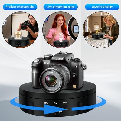 Hot Sell Rotating Display Stand 360-Degree Motorized Spinner Turntable with USB Power Cable for Photography Products and Shows