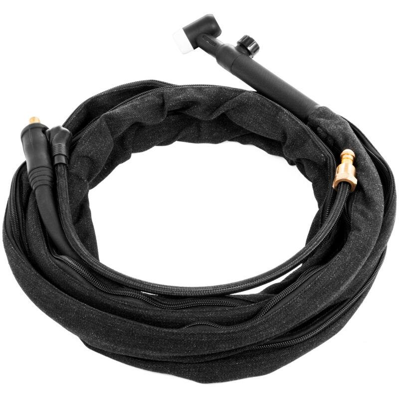 WP-17FV 150 Amp TIG Welding Torch Air Cooled with Flexible Head and Gas Flow Regulation for Consistent Welding Results