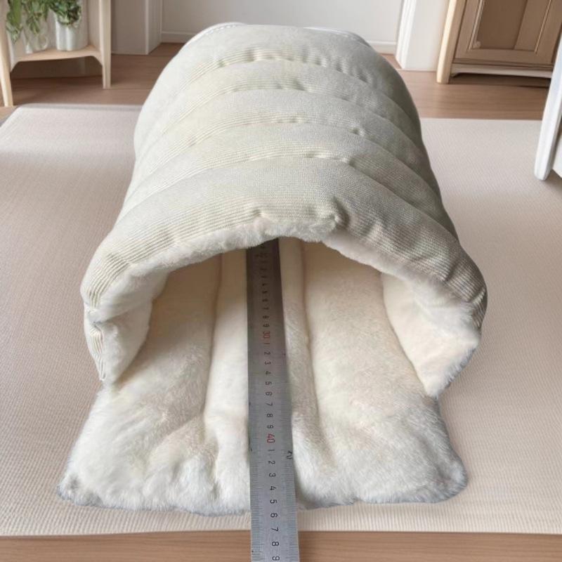 Winter Warm Cat & Dog Bed: Semi-Enclosed, All-Season Pet Nest