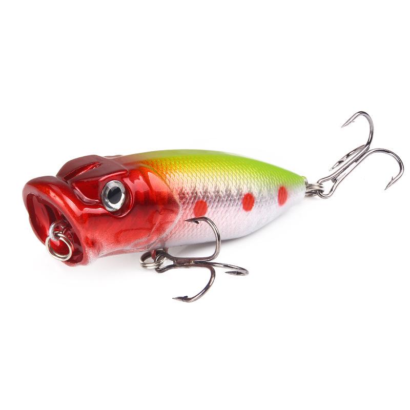 6.5cm/10g Floating Plastic Fish Lure - 5 Colors, Wave Climbing, Surface Fishing Bait