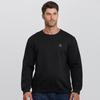 Dibenze Men's Plus Size Loose Round Neck Sweatshirt