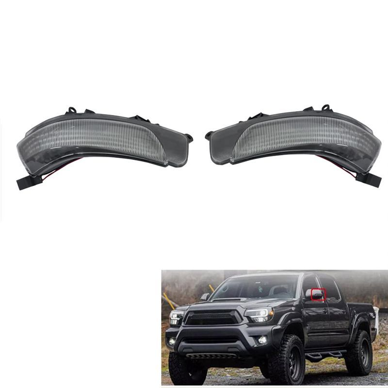 Durable-1Pair Rearview Mirror LED Turn Signal Light 81740-30130 81730-30140 For Toyota Prius Reiz Camry Crown Avalon Mark