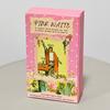 Tarot Waite Rosa, 12*7cm O Baralho de Tarot Colagem Rosa Sonhadora, 78 Cartas de Tarot Estéticas Kawaii com Significados, Dupla Relevada