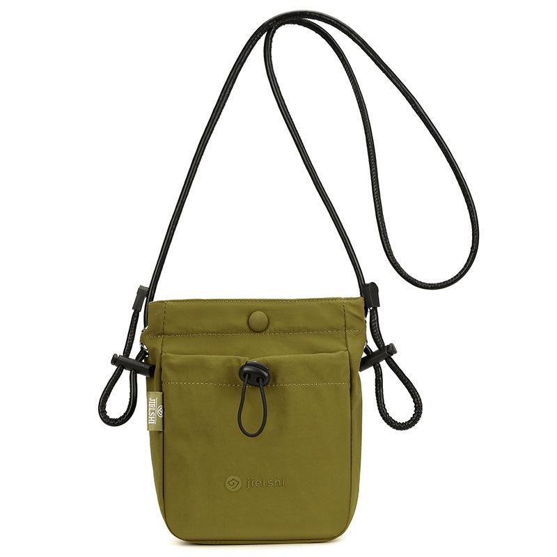 

Маленькая квадратная сумка на одно плечо, конфетного цвета, сумка-кроссбоди для чайника, модная и универсальная сумка на шнурке для прогулок и повседневной носки