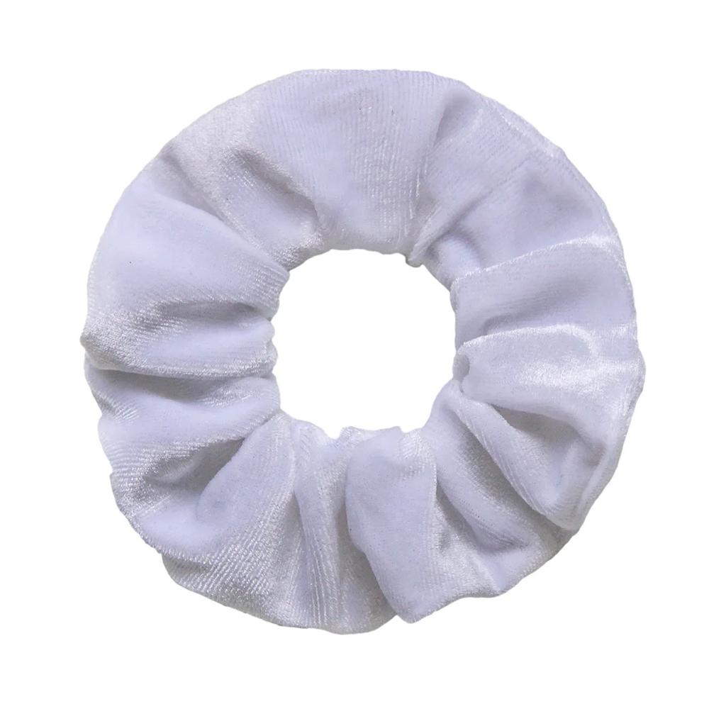 45 Colors Large Vintage Velvet Scrunchies Girls Elastic Hair Bands Ponytail Holder Ties Rubber Bands Fashion Women Accessories
