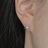 POSTLUDE [SILVER] SPARKLING P EARRINGS