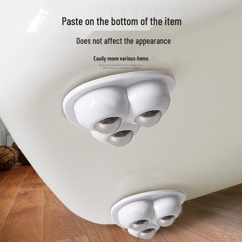 Universal Wheel Storage Box: Wear-Resistant Bedside Table with High Load-Bearing Casters