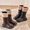 Kinderschuhe, Einzelstiefel, Farbe, Niedlich, Modisch, Exquisite Kurzstiefel