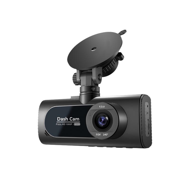 3-Channel 1080P WiFi Dashcam with Infrared Lights for Interior, Exterior, and Rear Recording