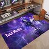 Tappeto Personalizzato Cristiano Ronaldo Modello Stampa Nome Testo Morbido Antiscivolo Tappeto per Pavimento per Decorazione Interna Casa