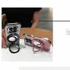 Glitter Magnetic Mirror Stand Bracelet Holder Case For Huawei Pura 70 Pura70 Ultra P60 P50 P40 P30 Lite P30 Pro Shockproof Cover