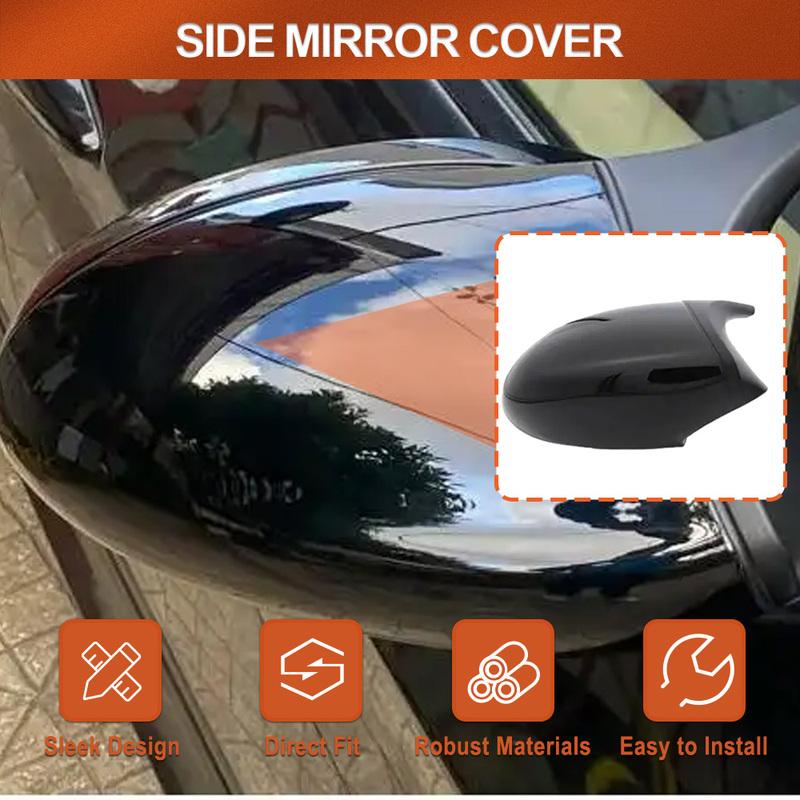 2Pcs Car Side Door Wing Rearview Mirror Cover Caps For BMW E87 E81 E82 E88 E90 E91 E92 E93 PRE-LCI 51167135098 51167135097