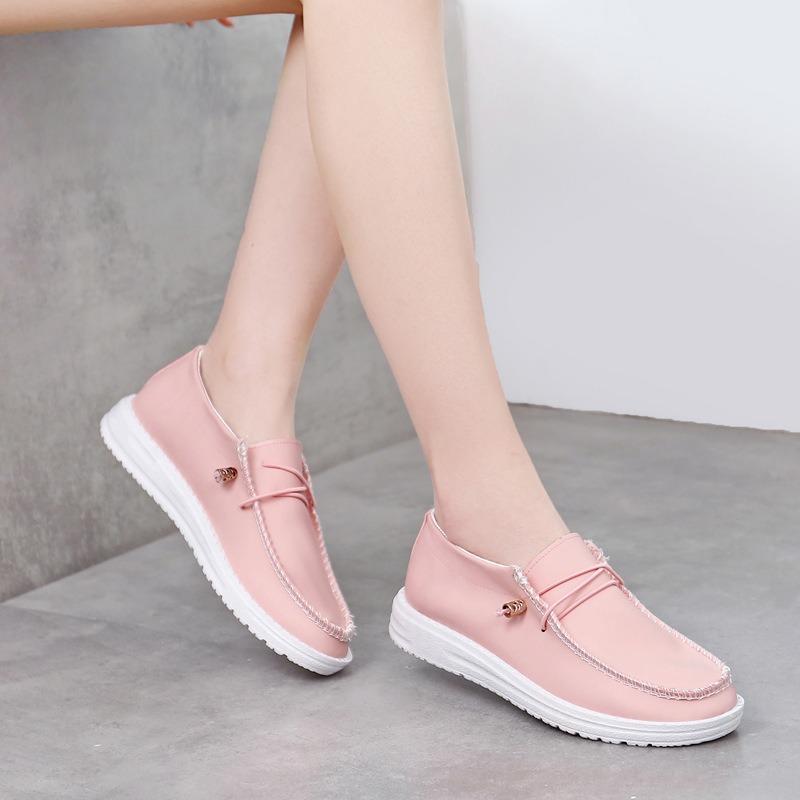 New Large-sized Cloth Shoes Women's Shoes Comfortable Single Women's Shoes Soft-soled Casual Mom Shoes