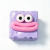 Sausage Mouth Cheese Fidget Toy Big Eyes Cheese Cube Squeeze Toy Cheese Pinch Blocks  Desktop Use