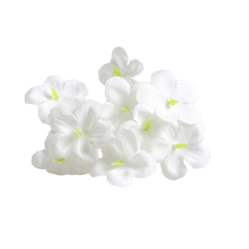 4cm 20Pcs Daisy Flower Heads Silk Hydrangea Artificial Flowers for Wedding Home Decoration DIY Christmas Wreath Gifts Accessory