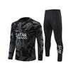 Paris Voetbalshirt Lange Mouw Trainingspak 22/23 Seizoen PSG Volwassenen Kinderen Trainingspak Set