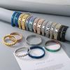Kalen 9/10/15mm Golden Watch Strap Stainless Steel Bracelet For Men Women High Polished Bangle Party Holiday Jewelry Gifts