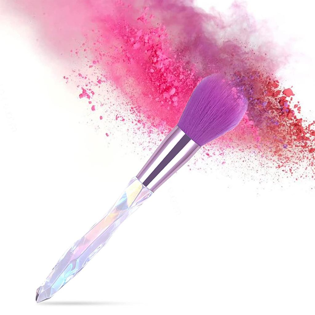 10 Crystal Makeup Brushes, Transparent Makeup Tools, Makeup Brush Set