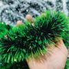 Christmas Tinsel Ribbons Green Cane Ribbon Garland Xmas Tree Hanging Pendent Ribbons Ornaments Home Party Decoration Supplies
