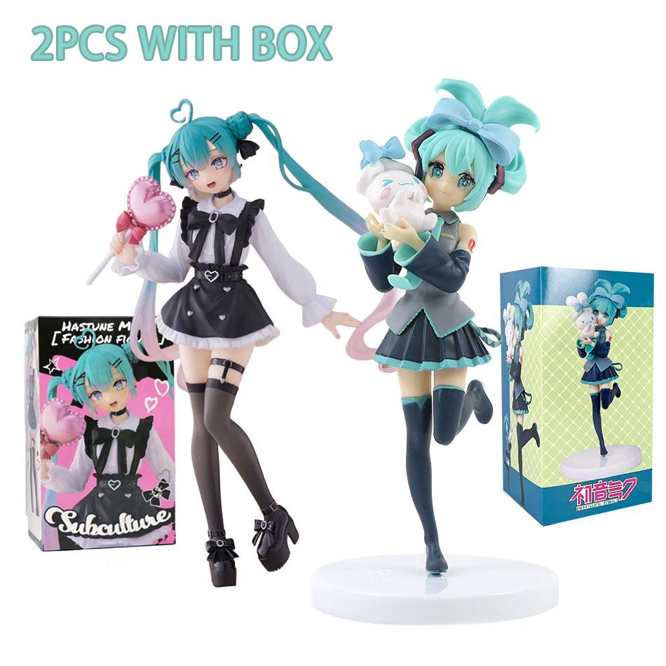 Anime Hatsune Miku Figur Virtueller Sänger Manga Statue Figuren Modell Spielzeug Schreibtisch Tortendekoration kawaiii Spielzeug Geschenk