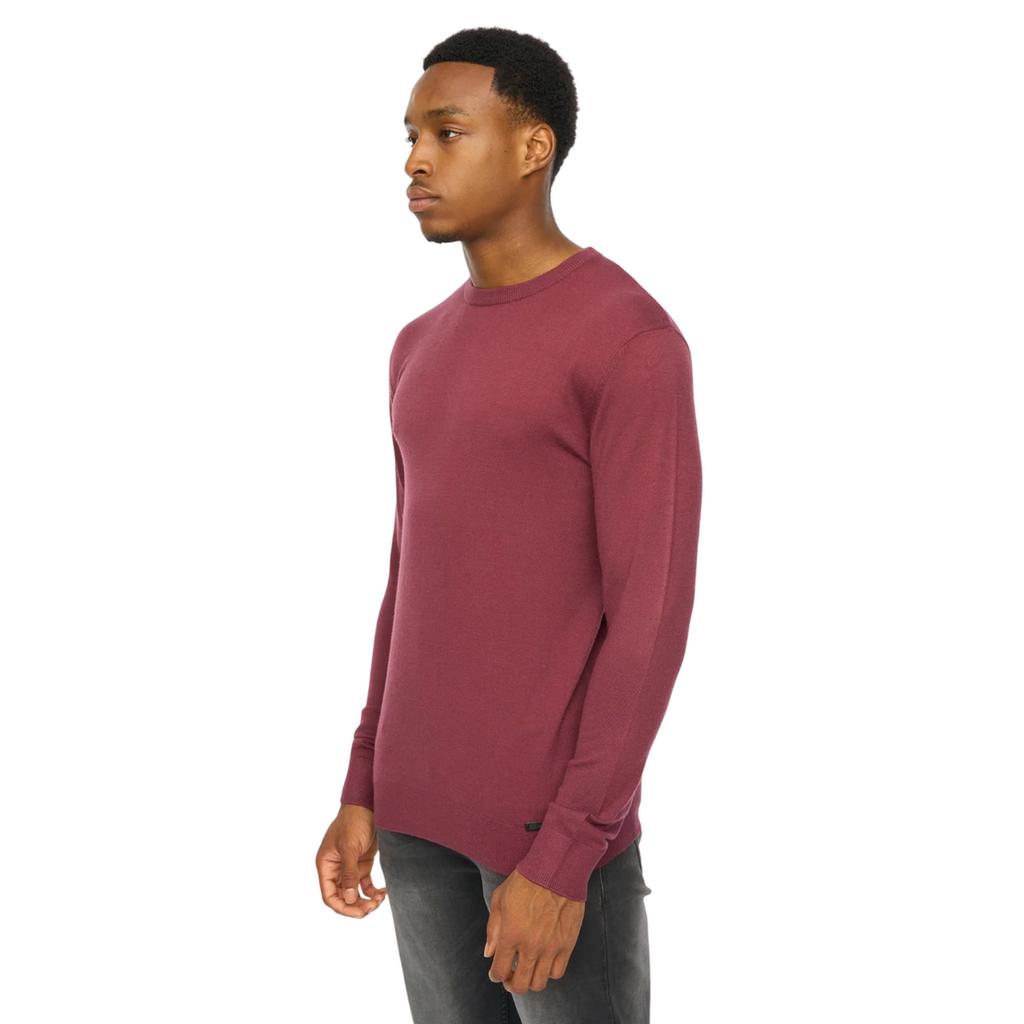 Duck and Cover Mens Consenza Knitted Crew Neck Sweatshirt