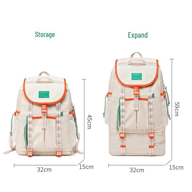 Li Shen Women s Multifunctional Foldable Travel Backpack One Size