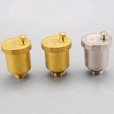 Brass Material Automatic Exhaust Release Valve Automatic Operation Standard Male Thread Solar Water Heater Valve