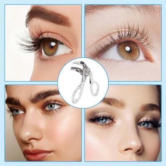 Eyelash Curlertoothedpopularlash Curlereyelash Curlereyelashcurllong-lastingportabledurableeyelas H Curlermakeup Toolcosmeticseye Makeup