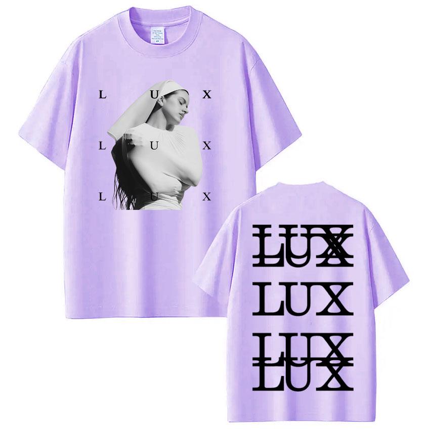 Singer Lux Rosalia Fashion Print Tshirt Unisex Unisex Harajuku Clothing Tshirts Shortsleeved Casual Cotton Tshirts Streetwear