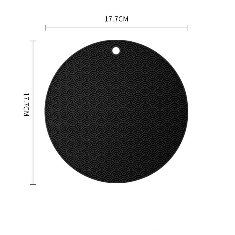 

Благоприятные облака, волны, силиконовый коврик для стола, подставка для посуды, подставка для рождественских украшений, кухонные принадлежности, салфетки L